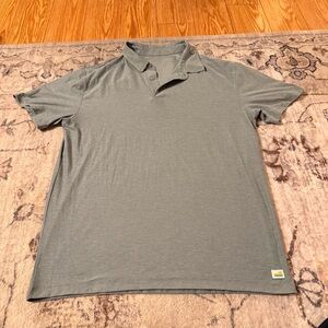 Vuori strato tech polo men’s size medium green